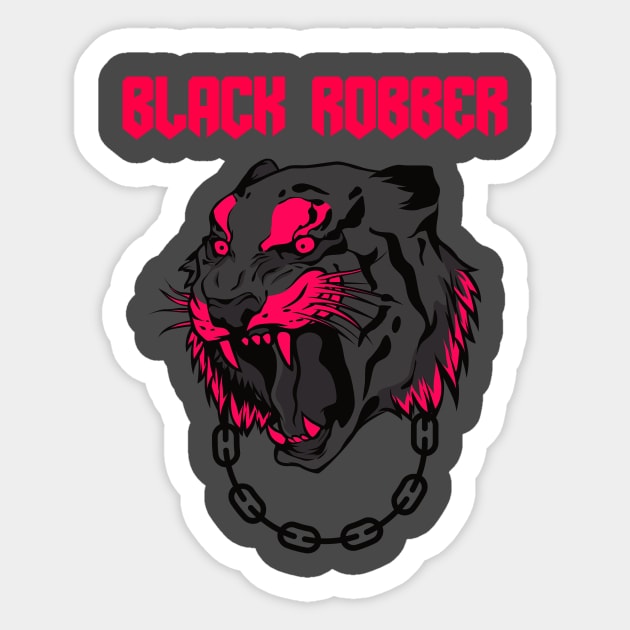 BLACK TIGER Sticker by Creative Shirt